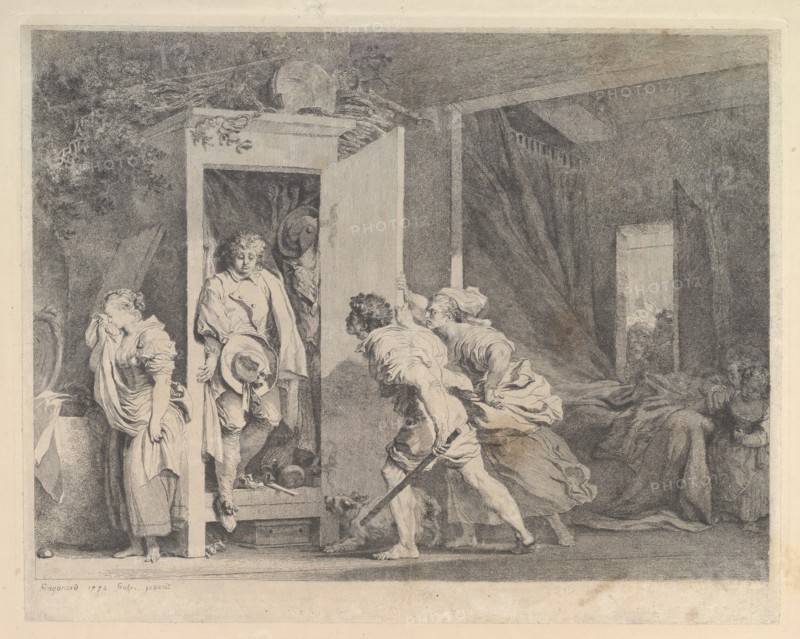 L'Armoire, 1778. Creator: Jean-Honore Fragonard.