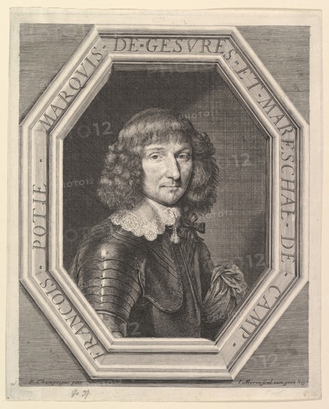 Francois Potier, marquis de Gesvres, marechal de camp. Creator: Jean Morin.