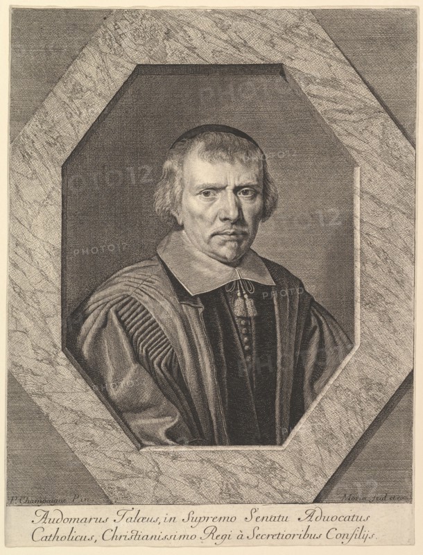 Omer II Talon, avocat au Parlement et conseiller du roi. Creator: Jean Morin.