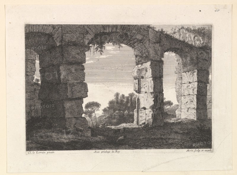 Ruines d'Aqueduc. Creator: Jean Morin.
