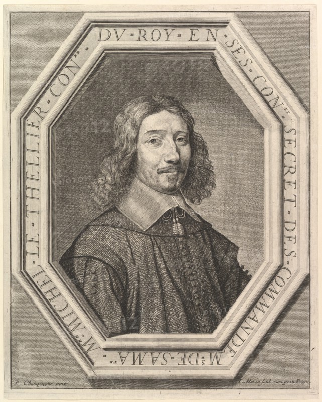 Michel Le Tellier conseiller du roi. Creator: Jean Morin.