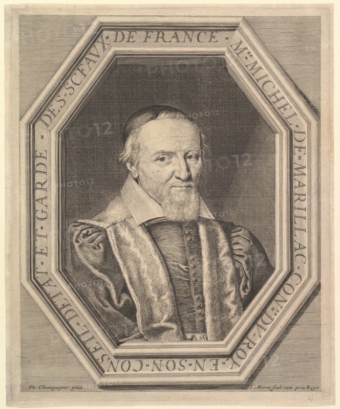 Michel de Marillac, conseiller d'etat et garde des sceaux, 17th century. Creator: Jean Morin.