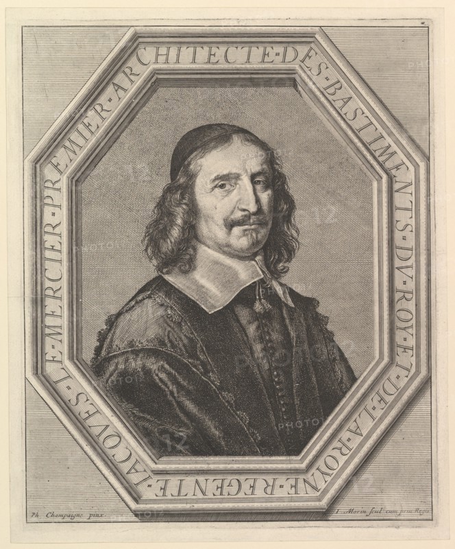 Jacques Le Mercier, architecte du roi. Creator: Jean Morin.