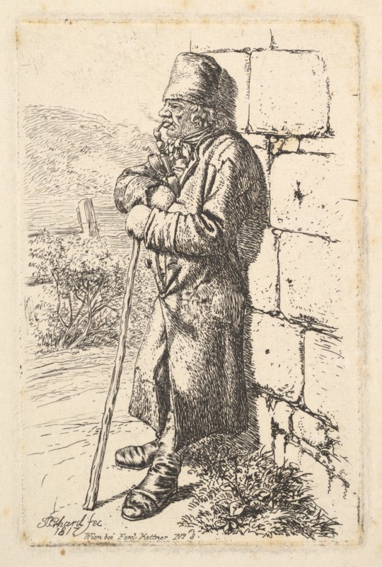 The Tobacco Smoker, 1817. Creator: Johann Christian Erhard.