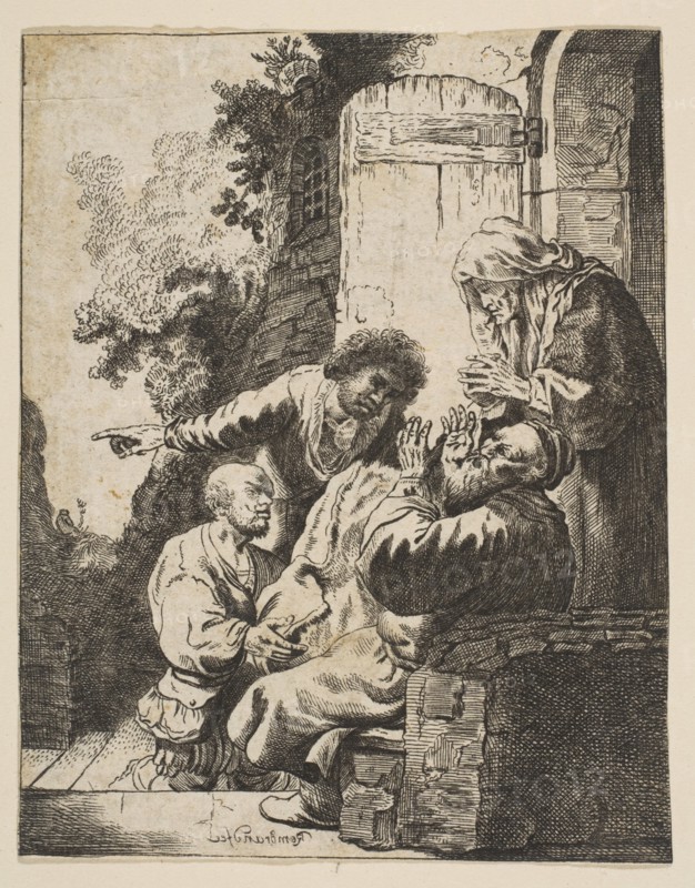 Joseph's Coat Brought to Jacob, ca. 1633. Creator: Johann Georg Hertel.