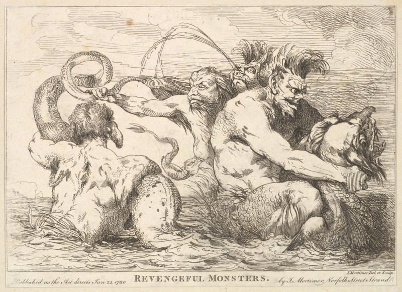 Revengeful Monsters, January 25, 1780. Creator: John Hamilton Mortimer.