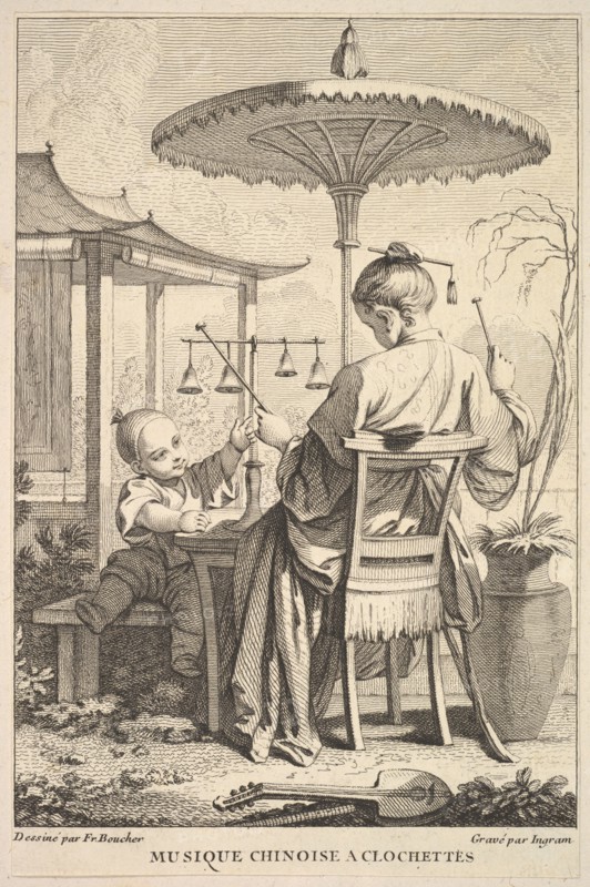 Chinese Bell Music, 1741-63. Creator: John Ingram.