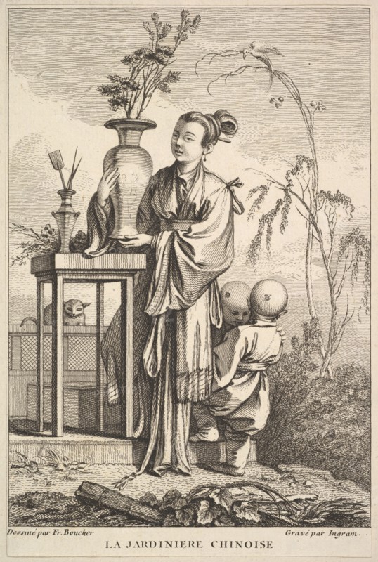 The Chinese Gardener, 1741-63. Creator: John Ingram.