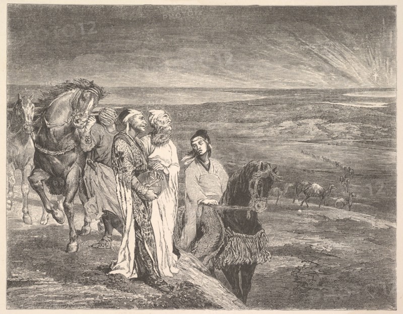 The Wise Men out of the East, 1868. Creator: John La Farge.