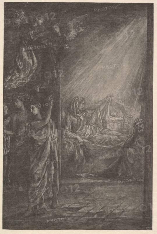 The Nativity.n.d. Creator: John La Farge.