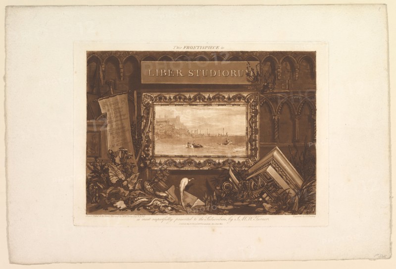 The Frontispiece to Liber Studiorum, May 1812. Creator: JMW Turner.