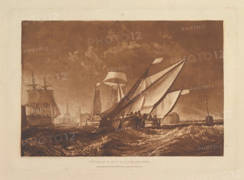 Entrance of Calais Harbour