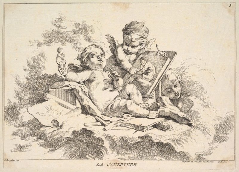 Sculpture. Creator: Louis Felix de la Rue.