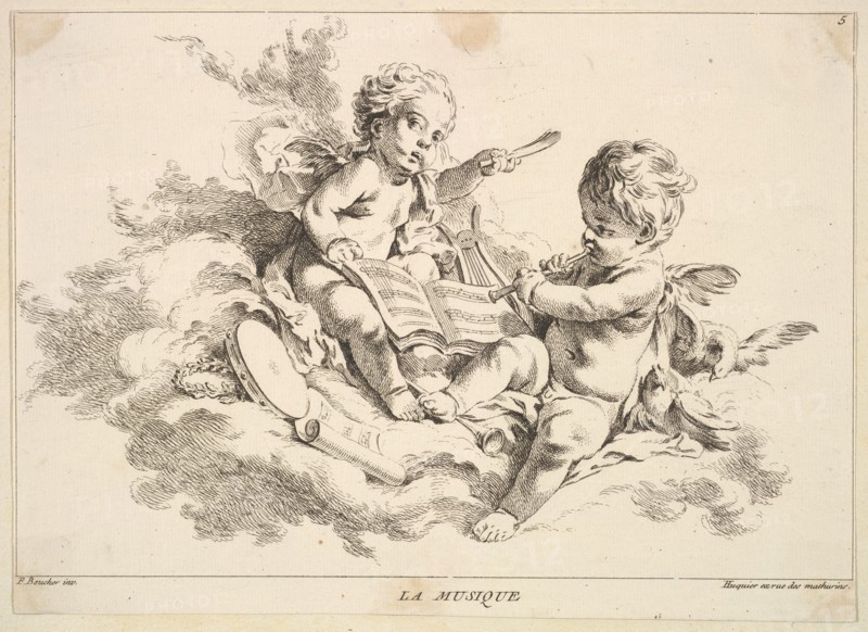 Music. Creator: Louis Felix de la Rue.