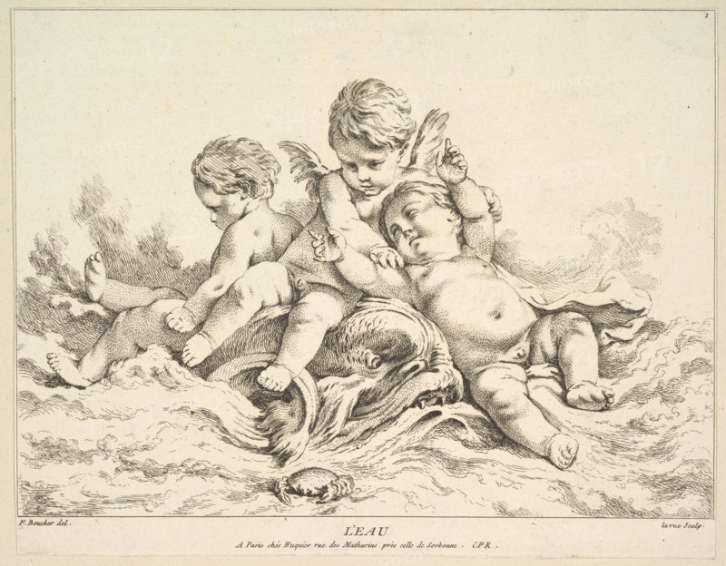 Water. Creator: Louis Felix de la Rue.