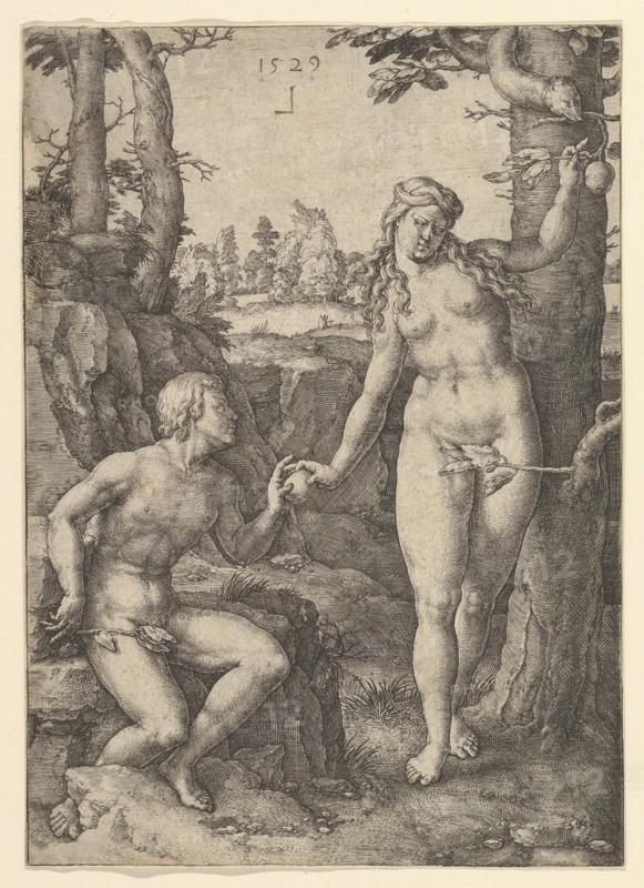 Fall of Man, 1529. Creator: Lucas van Leyden.