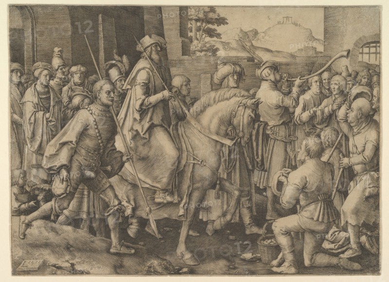 The Triumph of Mordecai, 1515. Creator: Lucas van Leyden.
