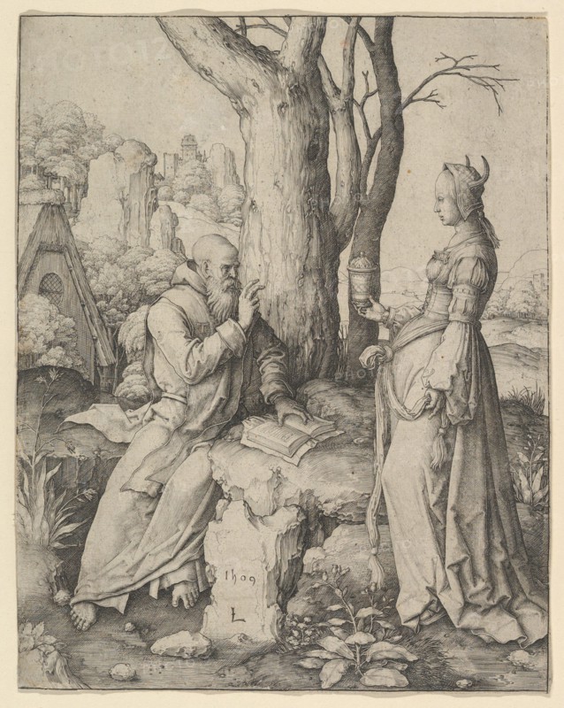 The Temptation of St. Anthony, 1509. Creator: Lucas van Leyden.