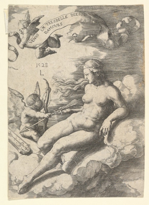 Venus and Cupid, 1528. Creator: Lucas van Leyden.