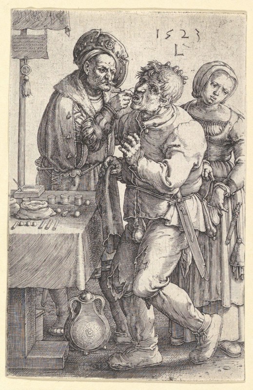 The Dentist, 1523. Creator: Lucas van Leyden.