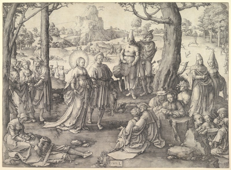 Dance of St. Mary Magdalene, 1519. Creator: Unknown.