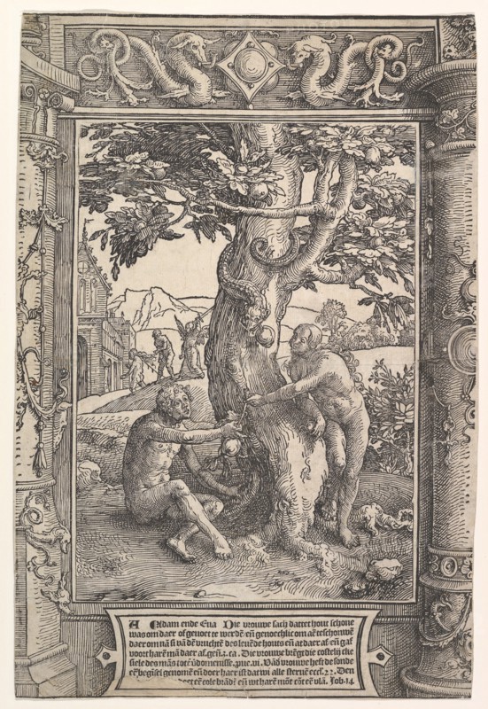 The Fall of Man, ca. 1517. Creator: Lucas van Leyden.