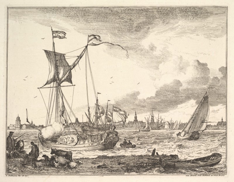 Harbor Scene. Creator: Ludolf Backhuysen I.