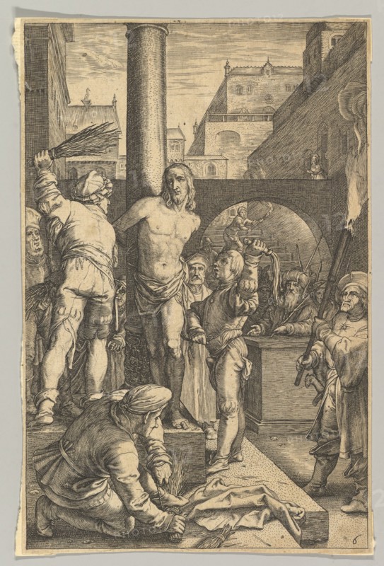 The Flagellation, from The Passion of Christ, ca. 1623. Creator: Ludovicus Siceram.