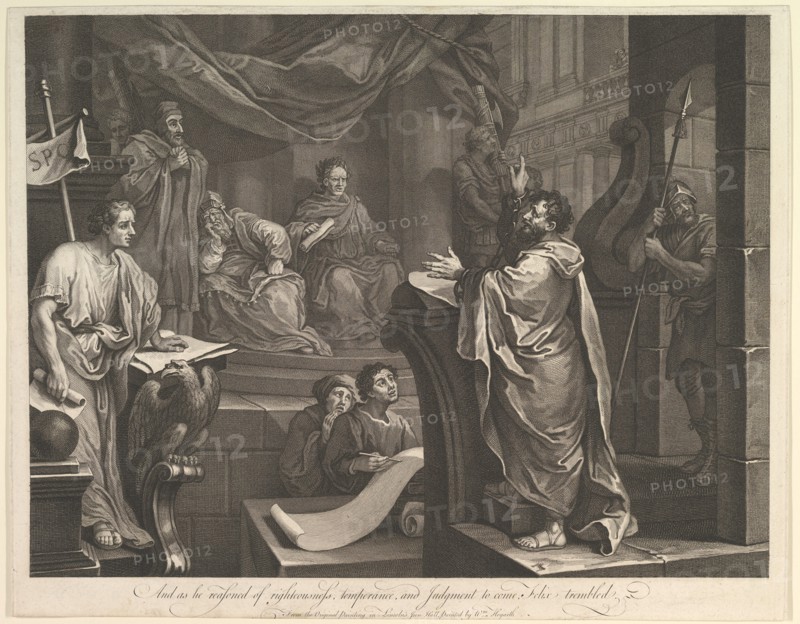 Paul Before Felix, February 5, 1752. Creator: Luke Sullivan.