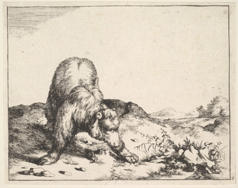 from The Set of The Bears, ca. 1664. Creator: Marcus de Bye.
