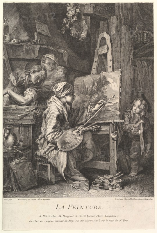 Painting, 1752. Creator: Marie Madeleine Igonet.