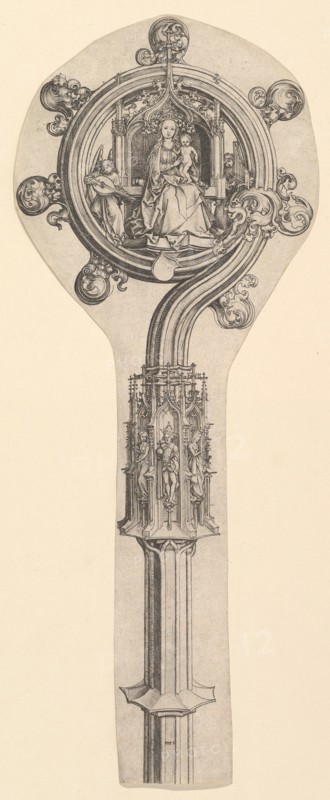 The Crozier, ca. 1435-1491. Creator: Martin Schongauer.