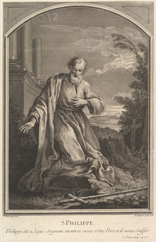 Saint Philippe, 1726. Creator: Michel Aubert.