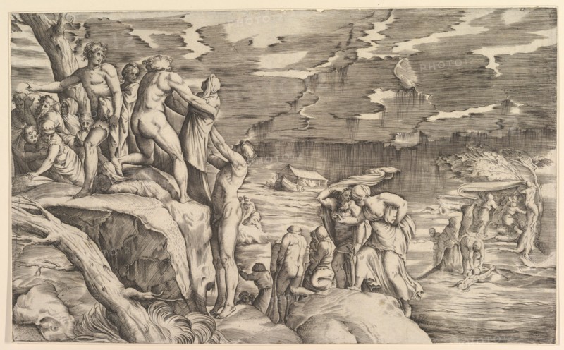 The Deluge. Creator: Attributed to Monogrammist 9