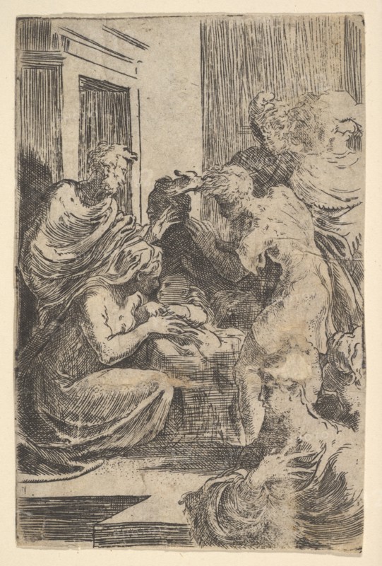 The Nativity, early 16th century. Creator: Parmigianino.