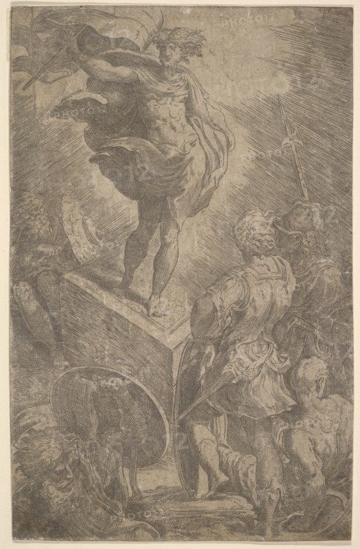 Resurrection, early 16th century. Creator: Parmigianino.