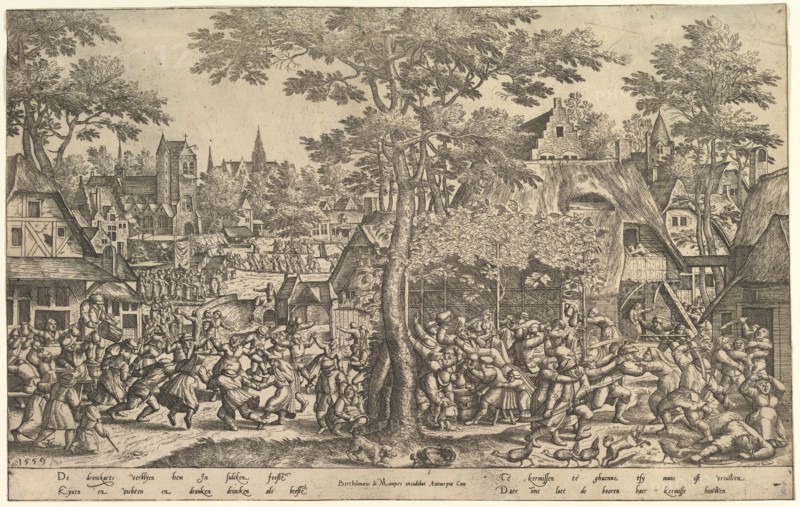 Peasant Fair, 1559. Creator: Peeter van der Borcht.