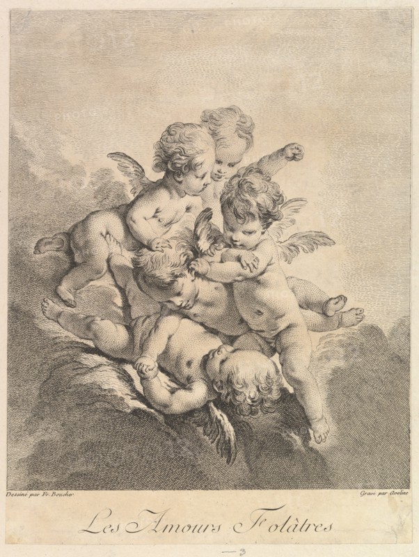 Children playing, 1750. Creator: Pierre Alexandre Aveline.