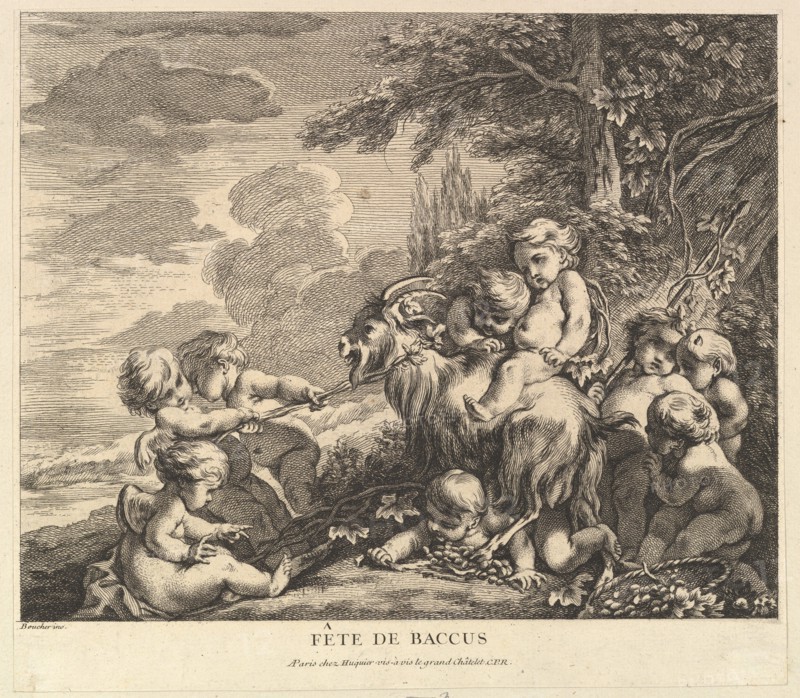 The Feast of Bacchus, ca. 1738. Creator: Pierre Alexandre Aveline.
