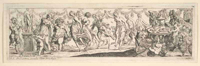 Bacchanal, 1615-42. Creator: Pierre Brebiette.