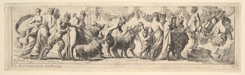 Bacchanal, 1615-42. Creator: Pierre Brebiette.
