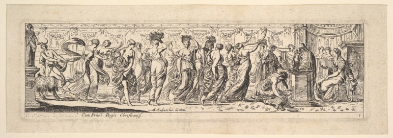 Bacchanal, 1615-42. Creator: Pierre Brebiette.