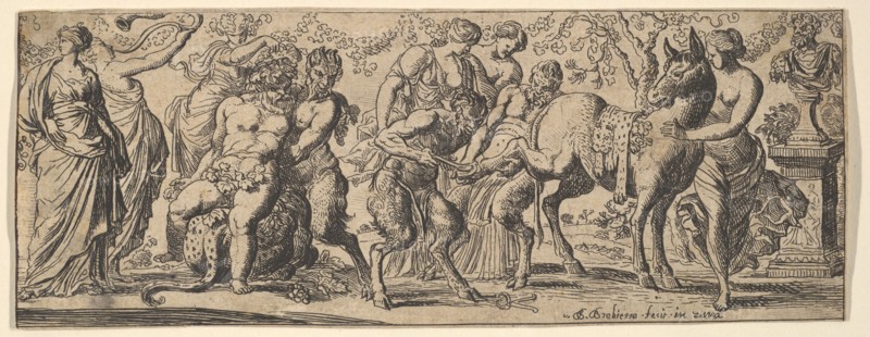Bacchanale, 1610-42. Creator: Pierre Brebiette.