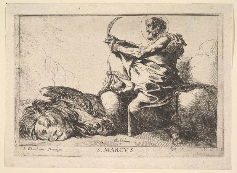 St. Mark, 1615-42. Creator: Pierre Brebiette.