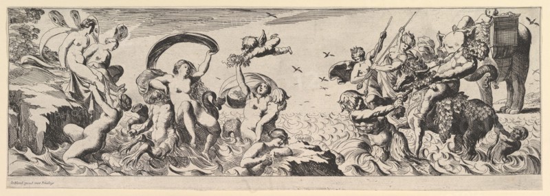 Bacchanal, 17th century. Creator: Pierre Brebiette.