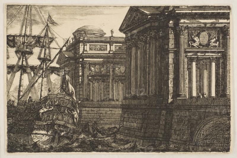 Port Scene, ca. 1760. Creator: Pierre Moreau.