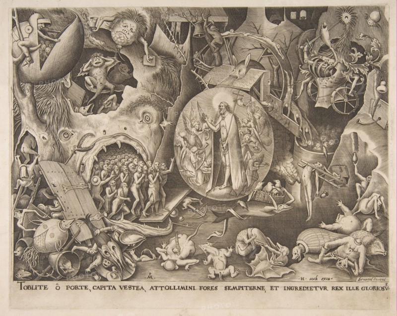 The Descent of Christ Into Limbo, 1551. Creator: Pieter van der Heyden.