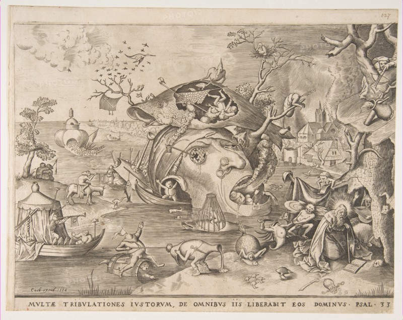 The Temptation of St. Anthony, 1556. Creator: Pieter van der Heyden.