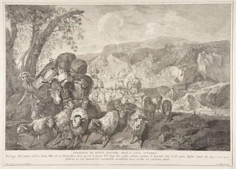 Departure of David the Shepherd from the House of His Father