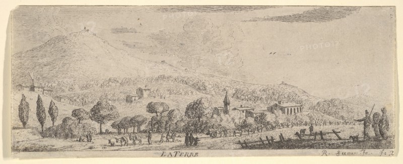 La Terre, from The Elements, 17th century. Creator: Reinier Zeeman.